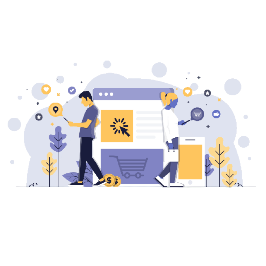 shopping ads animation