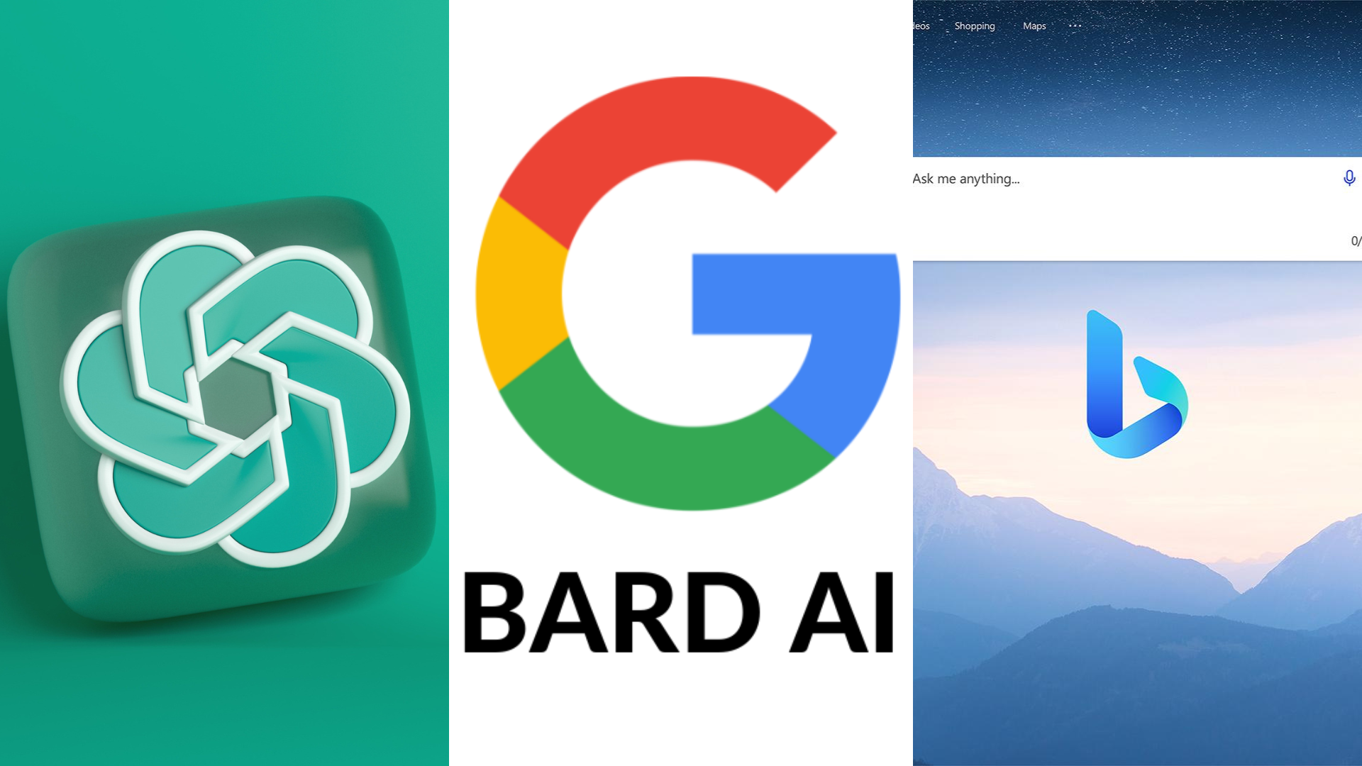 ChatGPT VS Bard Ai VS Bing Blog